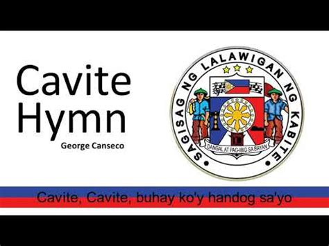 cavite hymn|CAVITE HYMN with lyrics .